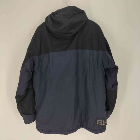 ポロジーンズカンパニーラルフローレン POLO JEANS COMPANY RALPH LAUREN 90S 裏地フリース キルト リップストップ 中綿 ジップアップ ブルゾン ジャケット メンズ import:M