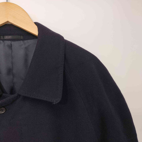 BOSCHETTI カシミヤ50% 比翼 ステンカラー コート メンズ JPN:L