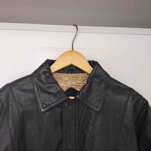 SUB URBAN COW LEATHER 裏地総柄 ブルゾン メンズ JPN:M