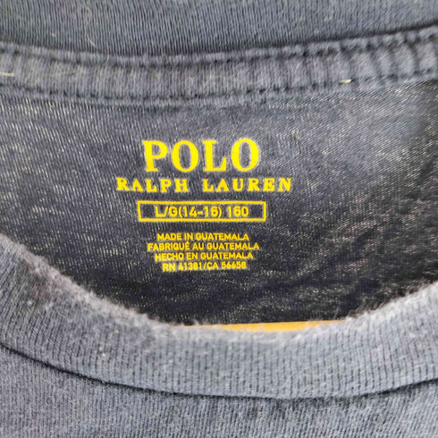 ポロラルフローレン POLO RALPH LAUREN プリントデザイン クルーネック Tシャツ レディース L/G