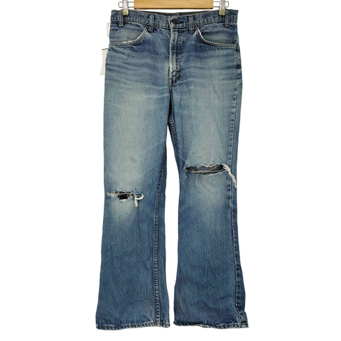 リーバイス Levis 70s 42TALON オレンジタブ 646 ダメージ加工 ベルボトム デニムパンツ メンズ 33