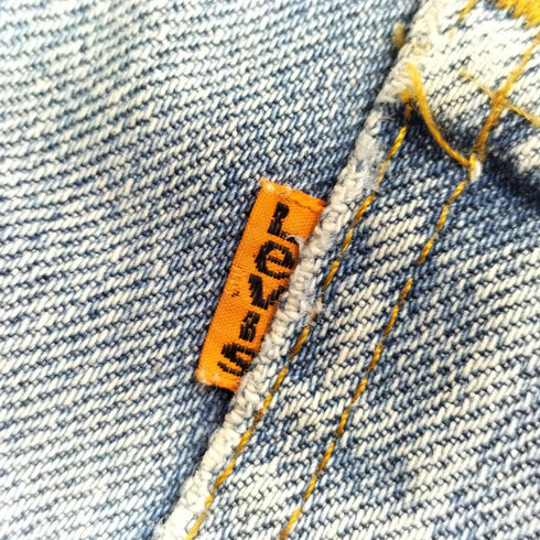 リーバイス Levis 70s 42TALON オレンジタブ 646 ダメージ加工 ベルボトム デニムパンツ メンズ 33