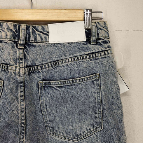 BOOHOOMAN ケミカルウォッシュ加工ボタンフライデニムパンツ メンズ 30
