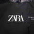 ザラ ZARA クロコ型押し パテントレザージャケット レディース import:XS