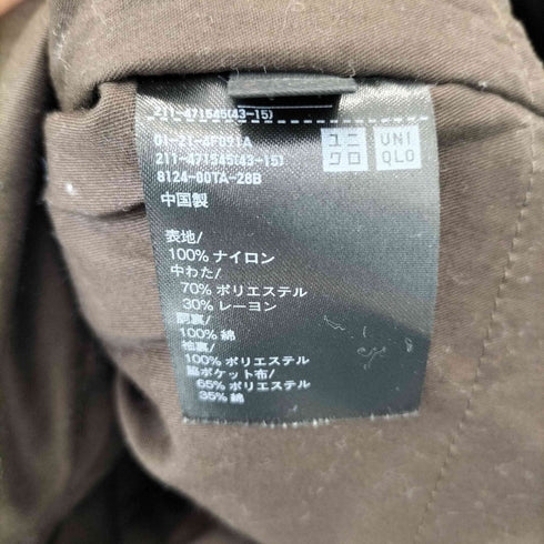 ユニクロ UNIQLO パデッドノンキルトコート レディース JPN:S