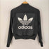 アディダスオリジナルス adidas Originals SST TRACK TOP BERLIN 異素材 切替 トレフォイル ロゴ ダブルジップ クロップド トラック ジャケット レディース JPN:M