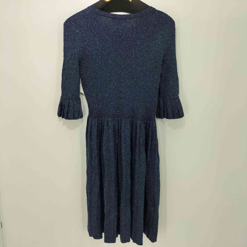カルヴェン CARVEN ラメ リブニット ワンピース レディース import:S