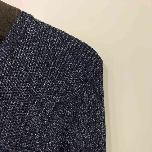 カルヴェン CARVEN ラメ リブニット ワンピース レディース import:S