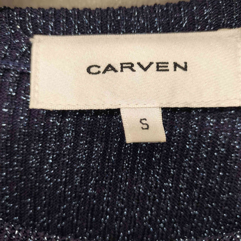 カルヴェン CARVEN ラメ リブニット ワンピース レディース import:S