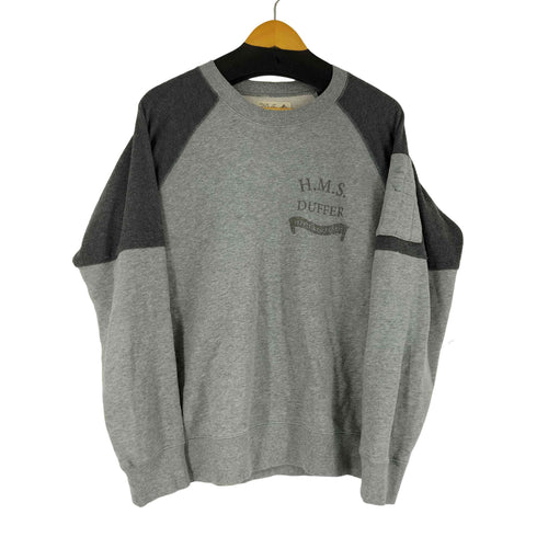 ザダファーオブセントジョージ The DUFFER of ST.GEORGE 袖ポケット 切替えクルーネックスウェット メンズ JPN:L