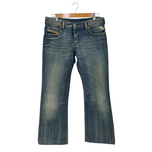 ディーゼル DIESEL ダメージ加工 ブーツカット デニムパンツ メンズ 33