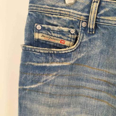 ディーゼル DIESEL ダメージ加工 ブーツカット デニムパンツ メンズ 33