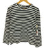 コムデギャルソン COMME des GARCONS ボーダー コットン 長袖 Tシャツ レディース JPN:L