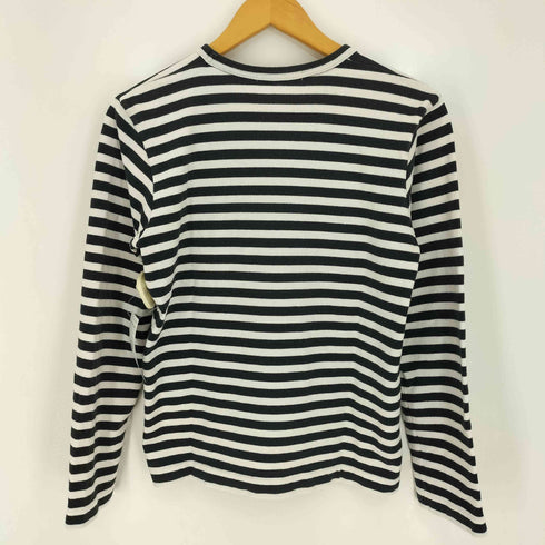 コムデギャルソン COMME des GARCONS ボーダー コットン 長袖 Tシャツ レディース JPN:L