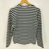 コムデギャルソン COMME des GARCONS ボーダー コットン 長袖 Tシャツ レディース JPN:L