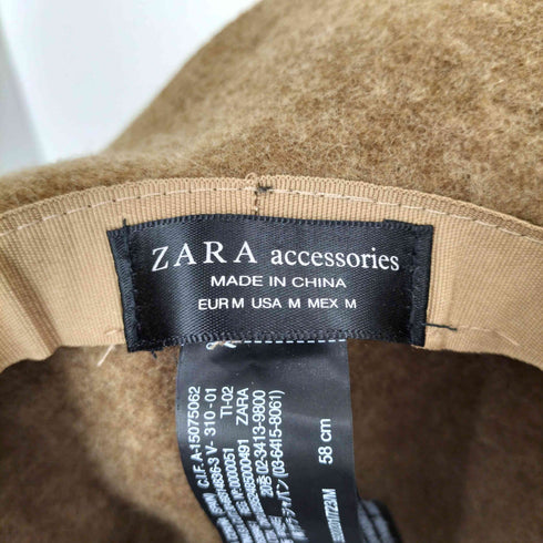 ザラ ZARA ウールハット レディース M