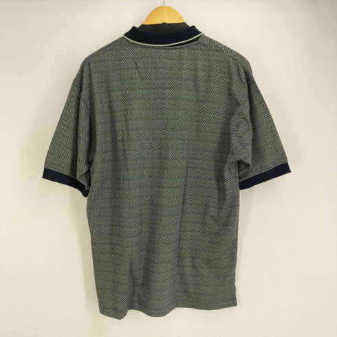 CHERESKIN レーヨン混 総柄 S/S ポロシャツ メンズ import:M