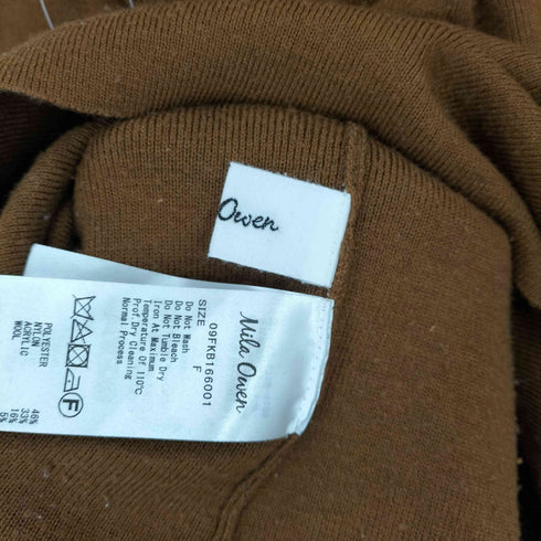ミラオーウェン Mila Owen ボートネックニット レディース F
