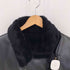 グレイル GRL レザーファージャケット dk829 レディース M