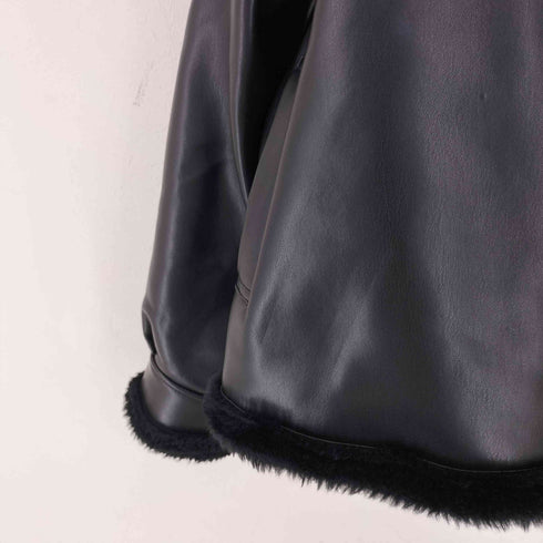 グレイル GRL レザーファージャケット dk829 レディース M