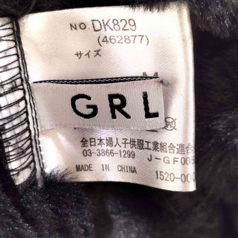 グレイル GRL レザーファージャケット dk829 レディース M
