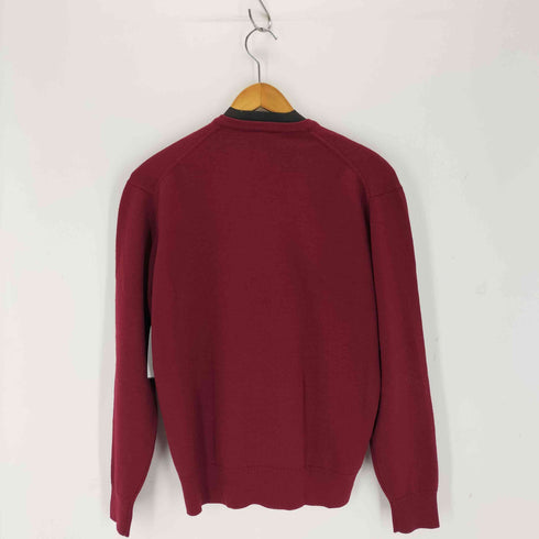 シュミーズラコステ CHEMISE LACOSTE 70-80s ワンポイントロゴ Vネックニット メンズ JPN:3