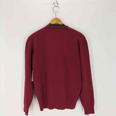 シュミーズラコステ CHEMISE LACOSTE 70-80s ワンポイントロゴ Vネックニット メンズ JPN:3