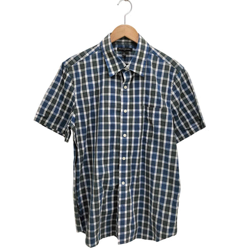 バナナリパブリック BANANA REPUBLIC チェック柄 半袖シャツ メンズ JPN:XL