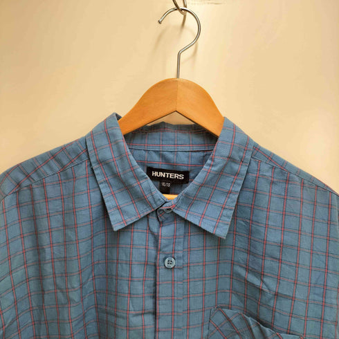 チェック柄 半袖シャツ メンズ JPN:XL