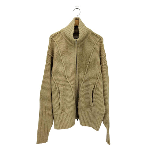 ヴィアヴァンダ viavanda DOUBLE ZIP WOOL KNIT CARDIGAN ニットカーディガン レディース FREE