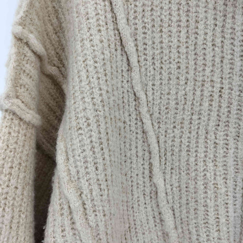 ヴィアヴァンダ viavanda DOUBLE ZIP WOOL KNIT CARDIGAN ニットカーディガン レディース FREE