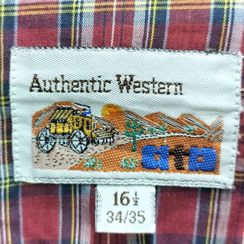 チェック柄 ウエスタンシャツ メンズ