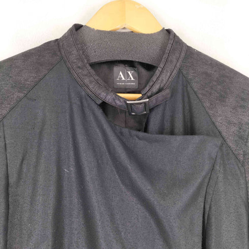 アルマーニエクスチェンジ ARMANI EXCHANGE 変形デザイン フェイクレザージャケット レディース import:XL