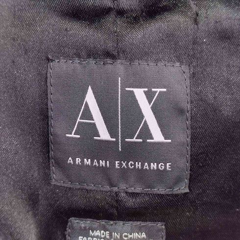 アルマーニエクスチェンジ ARMANI EXCHANGE 変形デザイン フェイクレザージャケット レディース import:XL