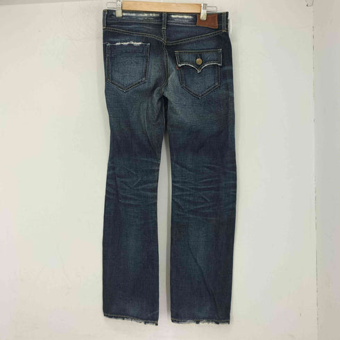 リーバイス Levis LV705-03 ターコイズデザイン クラッシュ加工 デニムパンツ ボタンフライ メンズ 30