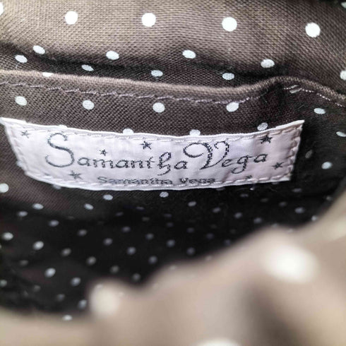 サマンサベガ Samantha Vega ハートキーホルダー付かごバッグ レディース