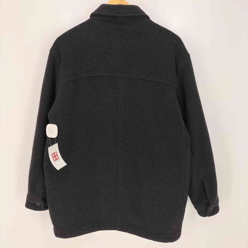 ギャップ Gap 90-00s OLD カシミヤ混 裏地フリース メルトン ショートコート メンズ import:S