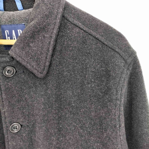 ギャップ Gap 90-00s OLD カシミヤ混 裏地フリース メルトン ショートコート メンズ import:S