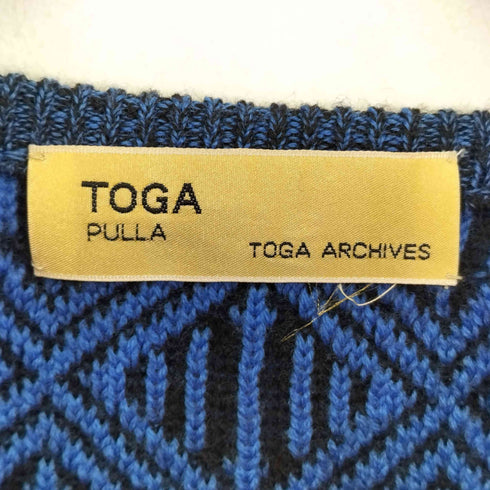 トーガプルラ TOGA PULLA ジャガードロングウールニット レディース JPN:1