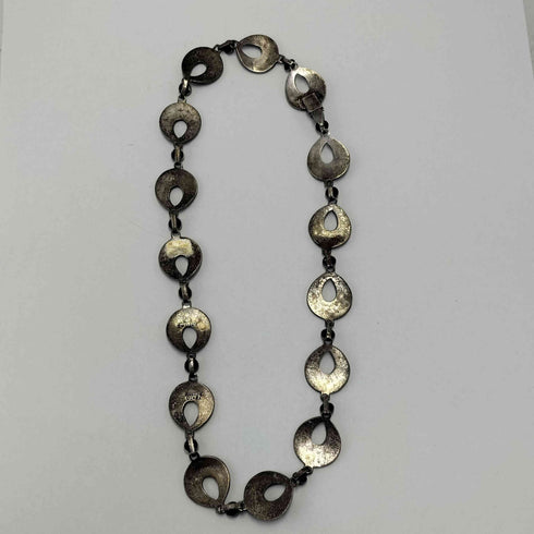Mexican jewelry タスコ F-TORRES STERLING 925刻印 ターコイズ ネックレス メンズ
