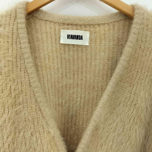 ヴィアヴァンダ viavanda viavanda BIG SHAGGY CARDIGANビッグシルエット シャギーカーディガン レディース FREE