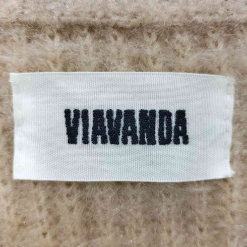 ヴィアヴァンダ viavanda viavanda BIG SHAGGY CARDIGANビッグシルエット シャギーカーディガン レディース FREE