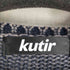 クティール kutir フロントプリント ダメージ加工 クルーネックニット メンズ import:L