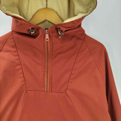 エディーバウアー Eddie Bauer 80-90S 黒タグ 裏地フリース コットン アノラック ジャケット メンズ