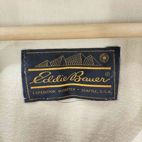 エディーバウアー Eddie Bauer 80-90S 黒タグ 裏地フリース コットン アノラック ジャケット メンズ