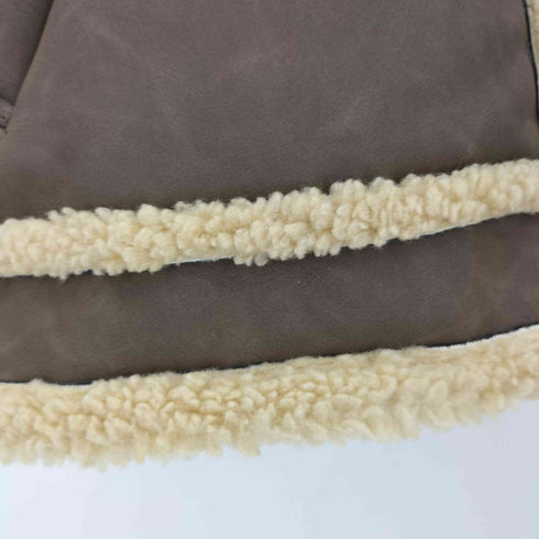 ヴィアヴァンダ viavanda 2WAY BIG MOUTON COAT フェイクレザー ムートンコート レディース FREE