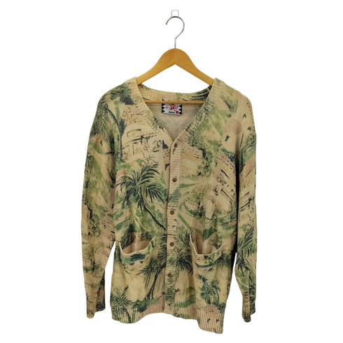 サノバチーズ SON OF THE CHEESE 22AW Wallpaper Cardigan ウォールペーパーカーディガン メンズ import:M