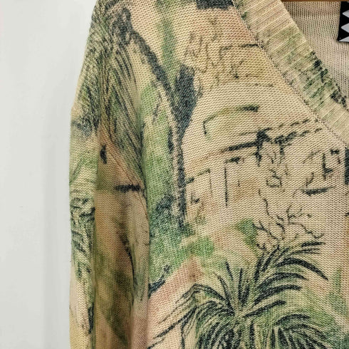 サノバチーズ SON OF THE CHEESE 22AW Wallpaper Cardigan ウォールペーパーカーディガン メンズ import:M