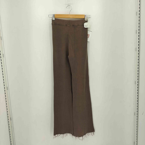 パーバーズ PERVERZE Cotton Rib Line Pants コットンリブラインパンツ レディース FREE