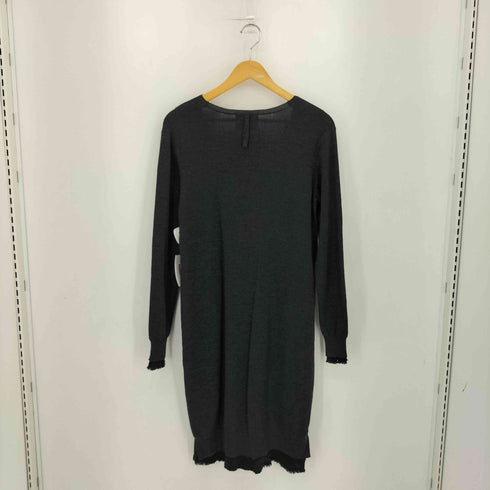 ベイジ BEIGE シルクレイヤード ルーズネックニットワンピース レディース 4